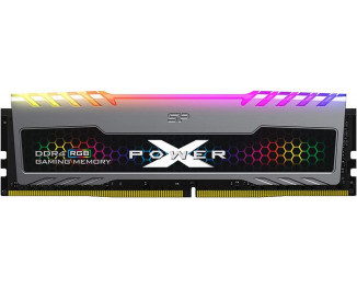 Оперативная память DDR4 16 Gb (3200 MHz) Silicon Power XPOWER Turbine RGB (SP016GXLZU320BSB)