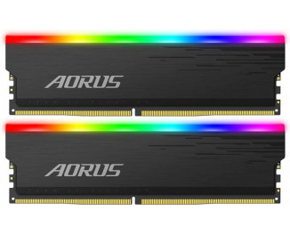 Оперативная память DDR4 16 Gb (3333 MHz) (Kit 8 Gb x 2) Gigabyte AORUS RGB Fusion 2.0 Memory boost (GP-ARS16G33)