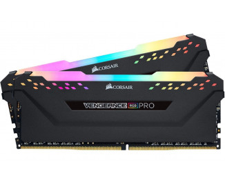 Оперативная память DDR4 16 Gb (3600 MHz) (Kit 8 Gb x 2) Corsair Vengeance RGB PRO Black (CMW16GX4M2D3600C18)