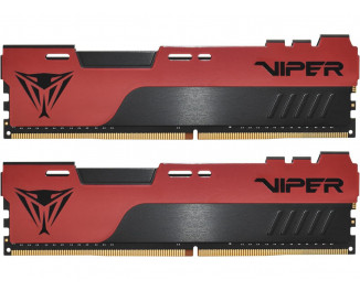 Оперативная память DDR4 32 Gb (4000 MHz) (Kit 16 Gb x 2) Patriot Viper Elite II Red (PVE2432G400C0K)