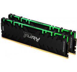 Оперативная память DDR4 64 Gb (3200 MHz) (Kit 32 Gb x 2) Kingston Fury Renegade RGB (KF432C16RBAK2/64)