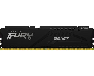 Оперативная память DDR5 32 Gb (4800 MHz) Kingston FURY Beast Black (KF548C38BB-32)