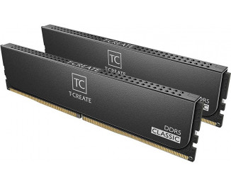 Оперативная память DDR5 32 Gb (5600 MHz) (Kit 16 Gb x 2) Team T-Create Classic 10L Black (CTCCD532G5600HC46DC01)