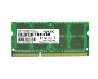Память для ноутбука SO-DIMM DDR3 8 Gb (1600 MHz) Afox (AFSD38BK1P)