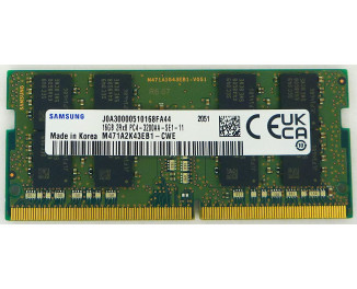 Память для ноутбука SO-DIMM DDR4 16 Gb (3200 MHz) Samsung (M471A2K43EB1-CWE)