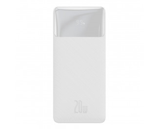 Портативный аккумулятор Baseus Bipow Digital Display 10000mAh 20W (QC3.0 PD) (PPDML-L02) White