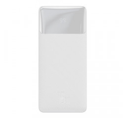Портативный аккумулятор Baseus Bipow Digital Display (Overseas Edition) 10000mAh 15W (PPBD050002) White