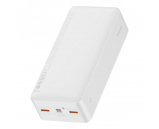 Портативный аккумулятор Baseus Bipow Digital Display (Overseas Edition) 30000mAh 20W (QC3.0 PD) (PPBD050402) White