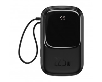 Портативный аккумулятор Baseus Qpow Digital Display 22.5W 20000mAh (with Type-C cable) (PPQD-I01) Black