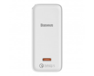 Сетевое зарядное устройство Baseus GaN2 Fast Charger 1C 100W  + кабель Type C-Type C 100W(20V/5A) 1.5m (TZCCGAN-L02) White