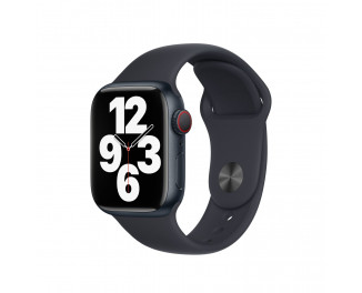 Силиконовый ремешок для Apple Watch 38/40/41 mm Apple Sport Band Midnight (MKU83)