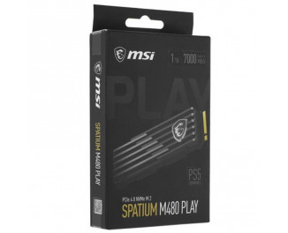 SSD накопитель 1 TB MSI Spatium M480 Play (S78-440L680-P83)