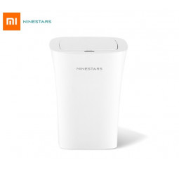 Умное мусорное ведро Xiaomi Ninestars Waterproof Sensor Trash Can 10L (DZT-10-11S) White