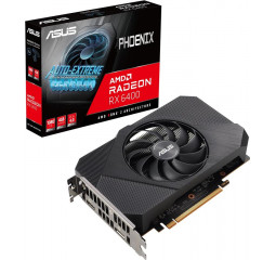 Видеокарта ASUS Radeon RX 6400 Phoenix 4GB GDDR6 (PH-RX6400-4G)