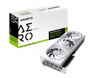 Видеокарта Gigabyte GeForce RTX 4070 Ti AERO OC 12G (GV-N407TAERO OC-12GD)
