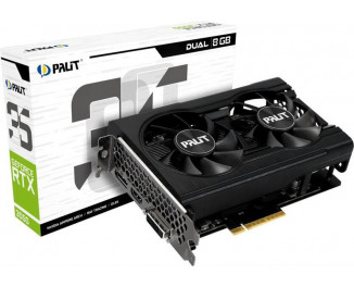 Видеокарта Palit GeForce RTX 3050 Dual 8GB GDDR6 (NE63050018P1-1070D)