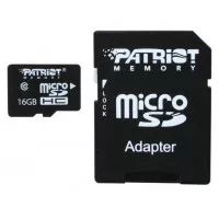 Карта памяти microSD 16Gb Patriot Class 10 (PSF16GMCSDHC10)