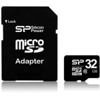 Карта памяти microSD 32Gb Silicon Power Class 10 + адаптер (SP032GBSTH010V10-SP)