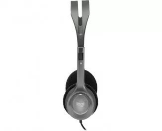 Наушники Logitech H110 Stereo Headset (981-000271) Gray