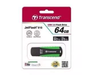 Флешка USB 3.0 64Gb Transcend JetFlash 810 Black (TS64GJF810)