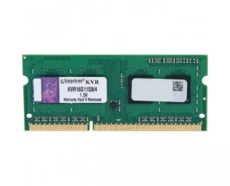 Пам'ять для ноутбука SO-DIMM DDR3 4 Gb (1600 MHz) Kingston (KVR16S11S8/4)