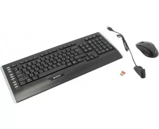 Клавіатура та миша бездротова A4Tech 9300F V-Track