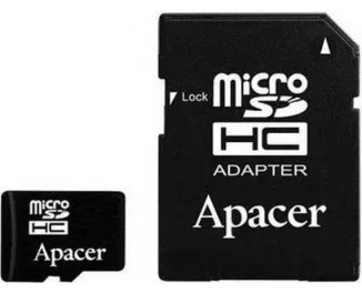 Карта памяти microSD 32Gb Apacer UHS-I Class 10 + адаптер (AP32GMCSH10U1-R)