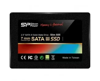 SSD накопичувач 240Gb Silicon Power Slim S55 (SP240GbSS3S55S25)