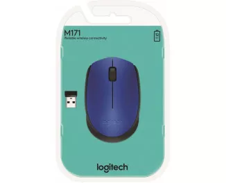 Мышь беспроводная Logitech M171 Blue (910-004640)