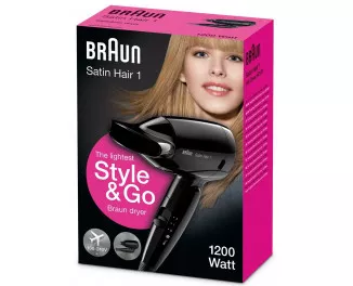 Фен дорожный Braun Satin Hair 1 Style&Go HD130