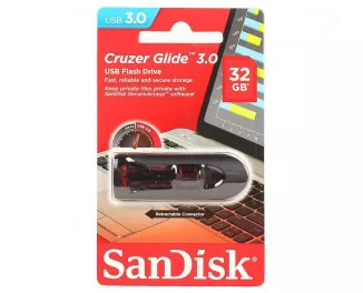 Флешка USB 3.0 32Gb SanDisk Cruzer Glide Black (SDCZ600-032G-G35)
