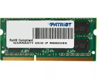 Пам'ять для ноутбука SO-DIMM DDR3 8Gb (1600MHz) Patriot (PSD38G1600L2S)