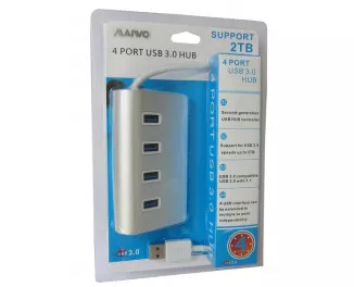 Адаптер USB > Hub  Maiwo KH001