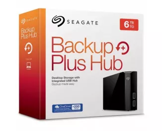 Внешний жесткий диск 6 TB Seagate Backup Plus Hub Black (STEL6000200)