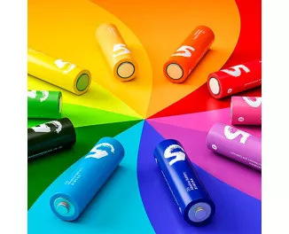 Батарейка Xiaomi ZMi AA bat Alkaline 10шт ZI5 Rainbow (NQD4000RT)