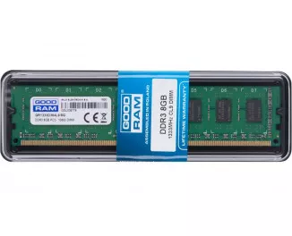 Оперативная память DDR3 8 Gb (1333 MHz) GOODRAM (GR1333D364L9/8G)