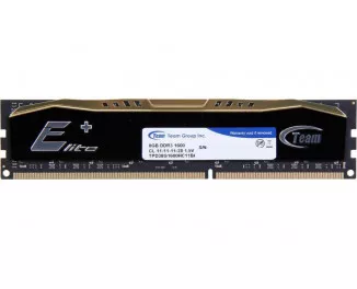 Оперативна пам'ять DDR3 8 Gb (1600 МГц) Team Elite Plus Black (TPD38G1600HC1101)