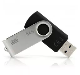 Флешка USB 3.0 64Gb GOODRAM UTS3 Twister Black (UTS3-0640K0R11)