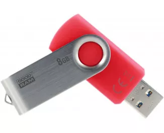 Флешка USB 3.1 8Gb GOODRAM UTS3 Twister Red (UTS3-0080R0R11)