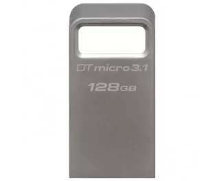 Флешка USB 3.1 128Gb Kingston DataTraveler Micro 3.1 Silver (DTMC3/128GB)