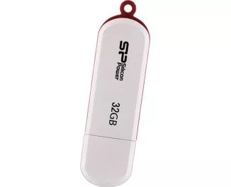 Флешка USB 2.0 32Gb Silicon Power LuxMini 320 White (SP032GBUF2320V1W)