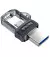 Флешка microUSB 32Gb SanDisk Ultra Dual Drive m3.0 Silver (SDDD3-032G-G46)