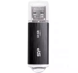 Флешка USB 3.1 64Gb Silicon Power Blaze B02 Black (SP064GBUF3B02V1K)