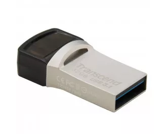 Флешка USB Type-C 32Gb Transcend JetFlash 890 Silver (TS32GJF890S)