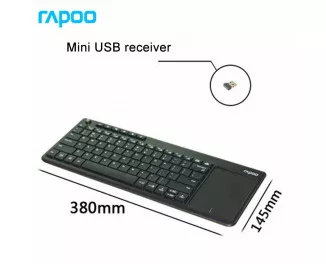 Клавиатура беспроводная Rapoo K2600 Grey