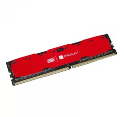 Оперативна пам'ять DDR4 8 Gb (2400 MHz) GOODRAM IRDM Black (IR-2400D464L15S/8G)