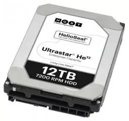 Жесткий диск 12 TB Hitachi HGST Ultrastar He12 (0F30146 / HUH721212ALE604)