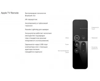 Медиаплеер Smart TV Apple TV 4K 32 Gb (MQD22)