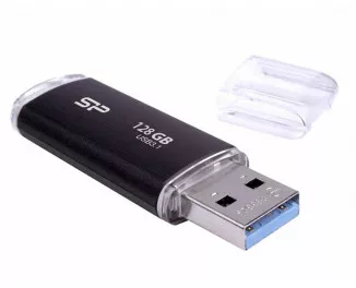 Флешка USB 3.1 128Gb Silicon Power Blaze B02 Black (SP128GBUF3B02V1K)