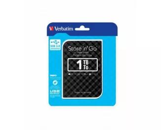 Зовнішній жорсткий диск 1 TB Verbatim Store 'n' Go USB 3.0 (53194)